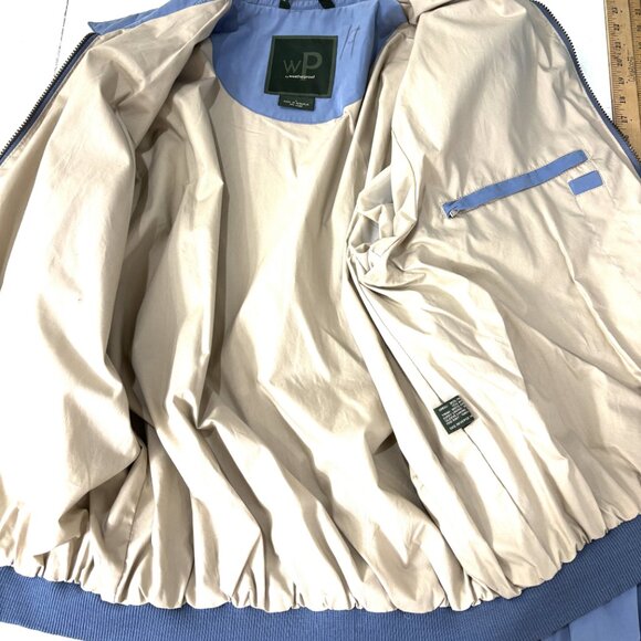 Weatherproof Lightweight Microfiber Full Zip Bomber Jacket Size L - NWT - Picture 7 of 14